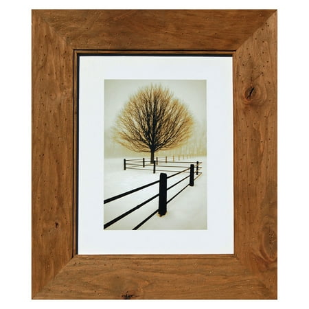 13x16 Rustic Caramel Picture Frame Medicine Cabinet A Recessed
