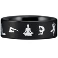 thumbnail image 4 of Yoga Style 2 Tungsten Carbide Ring, 4 of 9