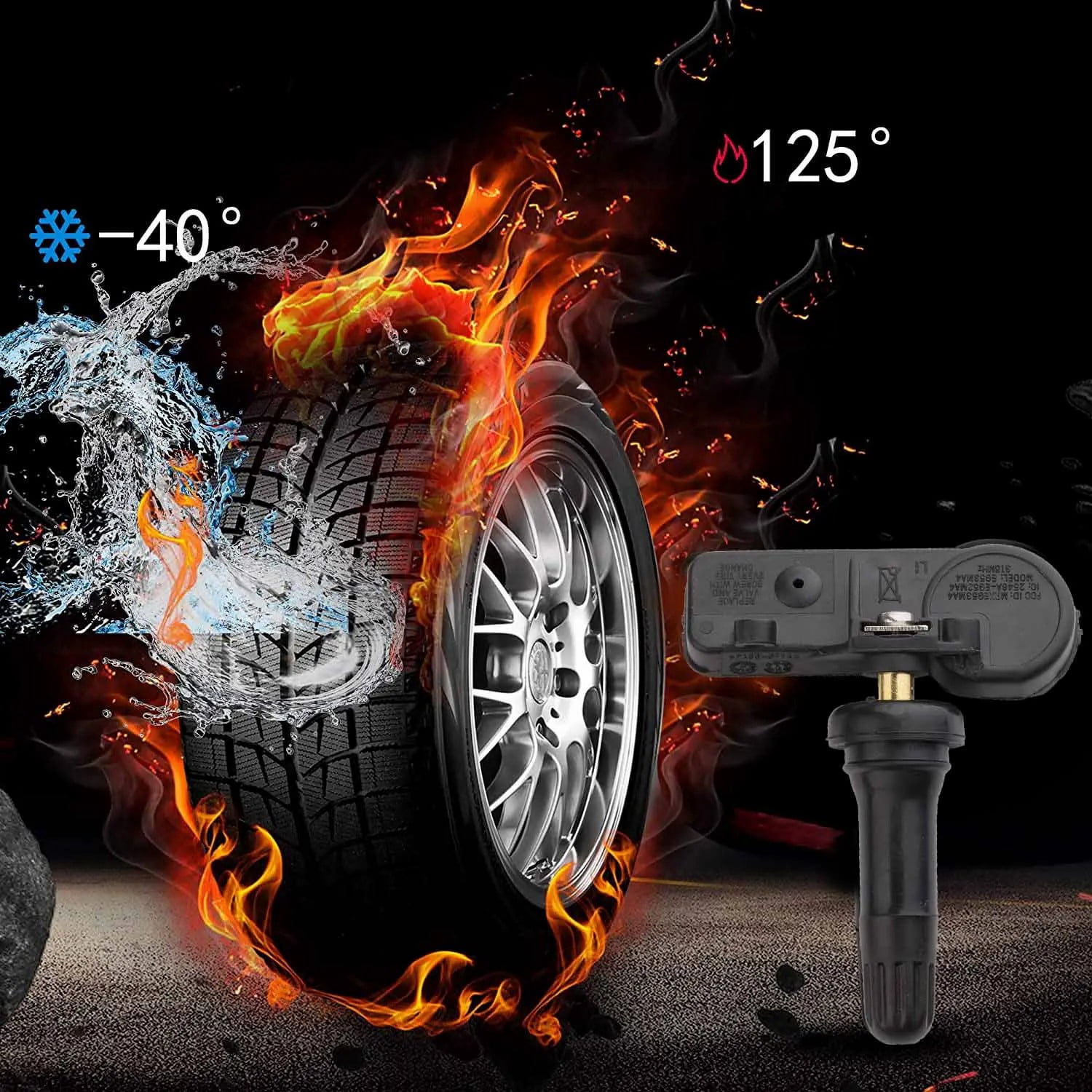 4 Pcs GM OEM New TPMS Tire Pressure Monitoring Sensors for Chevy GMC 13586335