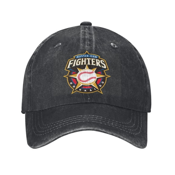 Hokkaido Nippon-Ham Fighters Hat Washed Cotton Baseball Cap