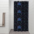 thumbnail image 2 of Black Butterfly Pattern Shower Curtain 36"x72" ,Bathroom Decorative Shower Curtains Set with 12 Hooks,Modern Waterproof Washable Shower Curtain, 2 of 6