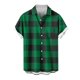 thumbnail image 1 of Mens Casual Manga Corta Botón Abajo Camisas, Cuello de Vuelta Impresión para el Verano, Al Aire Libre Y Desgaste Casual, 1 of 9