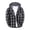 Black, variant on Iaqnaocc Flannel Plaid Hoodie Shirts for Men Long Sleeve Button Down Casual Fashion Classic Fall Jackets for Men Black L