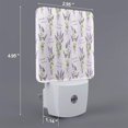 thumbnail image 2 of Honeii Lavender Flowers Print LED Night Light with Light Sensor, Night Lights Plug Into Wall,Ideal for Bedrooms and Hallways-US, 2 of 7