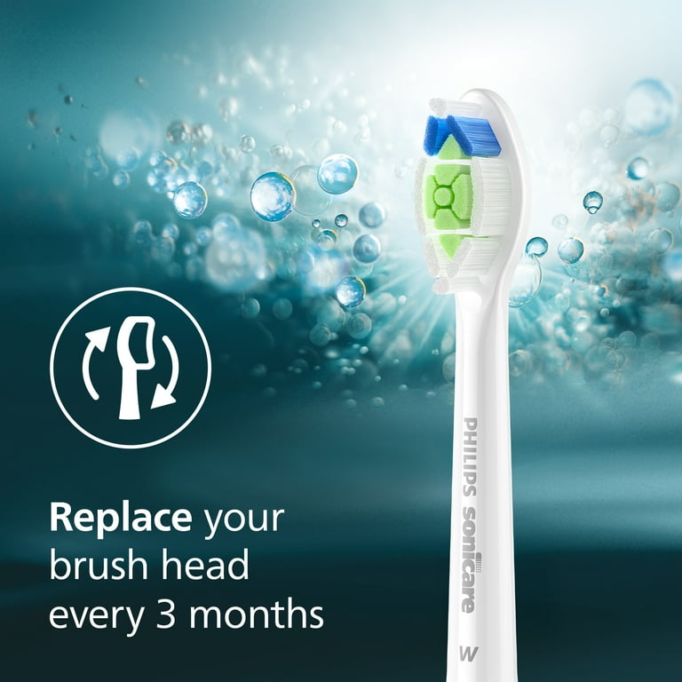 Sonicare White Plaque Removal Replacement Toothbrush Heads HX6062