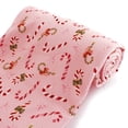 thumbnail image 2 of Pink Vintage Candy Canes Liverpool Bullet Fabric Textured Knit Jersey 4 Way Stretch - 1 yard, 2 of 3