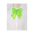 thumbnail image 5 of INSPIRE CHIC  Women's Adjustable Solid Pre-Tied Bowknot Self Halter Neck Bow Tie Fluorescent Green 13*16cm/5.12"*6.30", 5 of 5