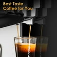 thumbnail image 4 of Espresso Machine for Home Barista - 20 Bar Coffee Maker with Automatic Milk Frother, TouchScreen, ESE POD & Instant Heating, Brews Cappuccino/Latte/Iced Coffee, 4 of 16