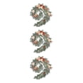 thumbnail image 1 of mmirethe Durable Artificial Flower Table Runner - Good Texture Exquisite Crafted Decoration Wedding Brown 3Set, 1 of 6