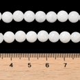 thumbnail image 5 of 10strands Natural Malaysia Jade Bead Strands Dyed & Heated Round Beads White 6mm Hole: 1mm about 64pcs/strand 15 inch, 5 of 5