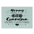 thumbnail image 3 of Grandma Cutting Board, Arrows and Heart Motifs with Monochrome Words About Grandparents, Decorative Tempered Glass Cutting and Serving Board, Small Size, Charcoal Grey White, by Ambesonne, 3 of 5