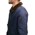 thumbnail image 5 of Levis Mens Ma-1 Flight Jacket Medium Navy/Faux Fur Collar, 5 of 6