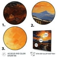 thumbnail image 3 of Designart "modern Train Sunset Express Painting II" Transportation Canvas Print, 3 of 5