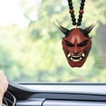 thumbnail image 3 of Colgante Colgante De Coche Con Samurai Hannya Japonés Oni Casco Coche Espejo Retrovisor Encanto Colgante De Moda Decoración De Coche seitruly AP006129-08, 3 of 6
