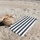 thumbnail image 4 of Toalla De Baño De Microfibra De Poliéster Superabsorbente Con Diseño A Rayas Para Uso En El Baño Y La Playa, 4 of 4