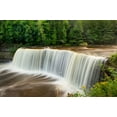 thumbnail image 2 of Majchrowicz, Alan 32x23 Black Ornate Wood Framed with Double Matting Museum Art Print Titled - Upper Tahquamenon Falls-Tahquamenon Falls State Park-Upper Peninsula-Michigan, 2 of 4