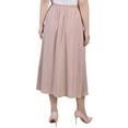 thumbnail image 2 of NY Collection Womens Petites Button  Midi Skirt, 2 of 2