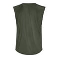 thumbnail image 5 of Men's Independence Day Printed Tank Top - Slim Fit, Sleeveless Summer Vest - Quick-Dry Fabric for Patriotic Events, Gym Sessions, or Beach Outings,Army Green L, 5 of 5