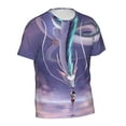 thumbnail image 4 of Spirited Away Shirt 3d Printed T Shirt Crewneck Short Sleeve Top Tees For Mens, 4 of 6