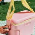 thumbnail image 5 of Pinnacle 8.5Qt Mini Cooler – Portable Picnic Cooler with Divider & Strap, Pink, 5 of 9