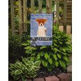 thumbnail image 2 of BB5689GF Jack Russell Terrier Drapeau de Jardin de Bienvenue, 2 of 3