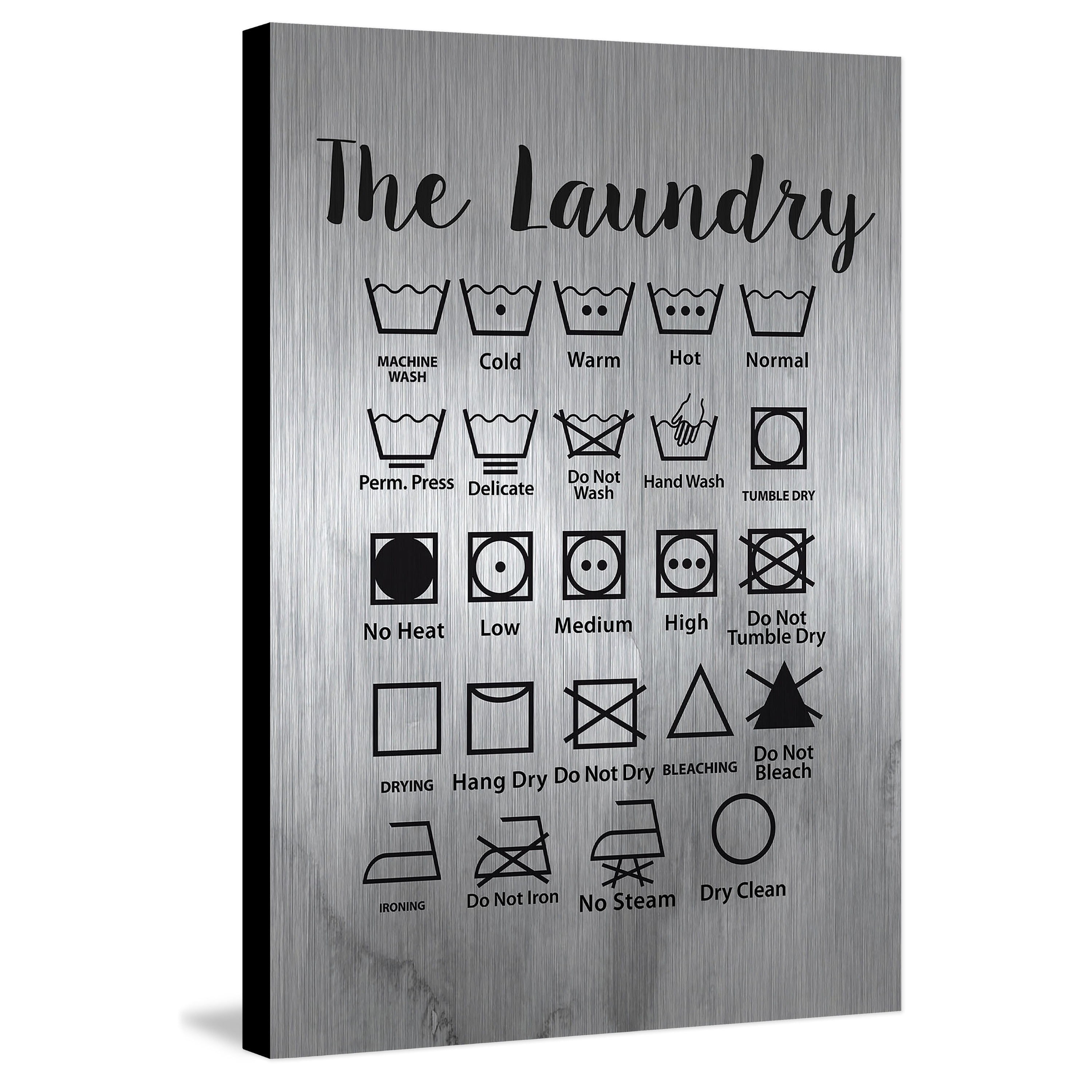Marmont Hill - "The Laundry" By Diana Alcala Painting Art Print On Brushed Aluminum, 30.0" x 1.5"