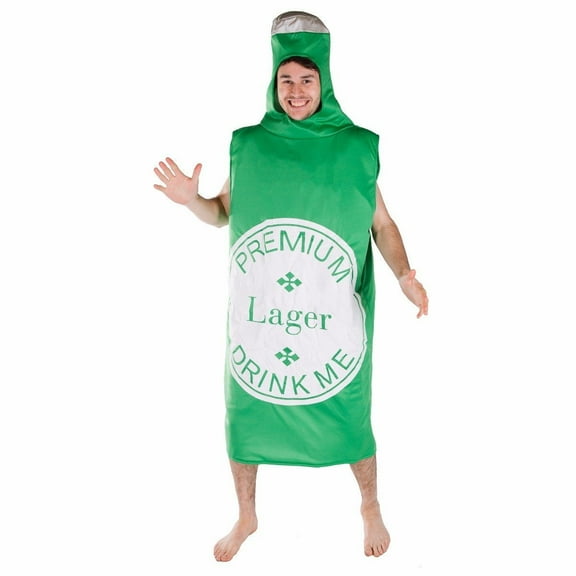 Beer Bottle Costume for Adults (One Size)