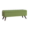 thumbnail image 5 of HomePop  Modern Storage Bench Neutral Geo Woven, 5 of 5