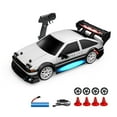 thumbnail image 2 of CAR 2.4GHz Control Remoto Drift Car 1:24 30 km/h Alta Velocidad Controlado Remoto Vehículo 4WD Con Luces Delanteras Luces Inferiores Luces de Ala Trasera Ruedas, 2 of 7