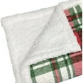 thumbnail image 2 of Carol Plaid Sherpa Throw, 2 of 3