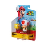 Nintendo 4 inch action figure Toad with question block - Walmart.com