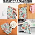 thumbnail image 4 of Beautiful Birds Kitchen Dish Towels Set of 1 Absorbent Hand Towels, Lint-Free 18"x28" Spring Branch Fast Drying Hanging Dishcloths for Cooking Baking Home Clean, 4 of 7
