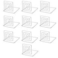 thumbnail image 4 of 10Pcs Porte-Cartes de Visite Mini Mignon Message de Bureau en Métal Support pour Numéro de Table Photo Mémo Billetsilver, 4 of 8