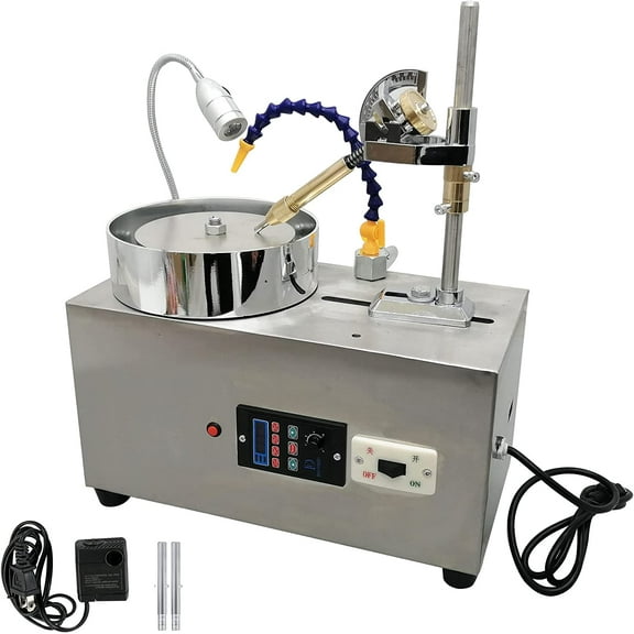 INTSUPERMAI Gem Faceting Machine Jade Grinding Polishing Machine for Jewelry Polisher