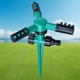 thumbnail image 3 of Aspersor Giratorio Césped 360 ​​grados Aspersor Refrigeración Material Alta (verde), 3 of 9