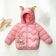 thumbnail image 2 of Hpapadks Boys Winter Coat Long Sleeve Warmth Loong Horn Ear Hooded Quilted Jacket Boys' Outerwear Jackets RD2 4 Years-5 Years, 2 of 3