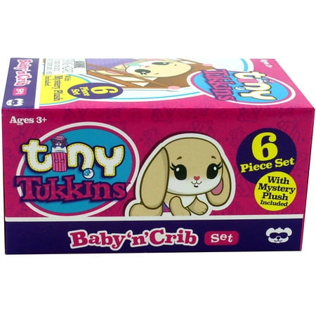 Tiny Tukkins Baby 'n' Crib Mystery Plush Pack