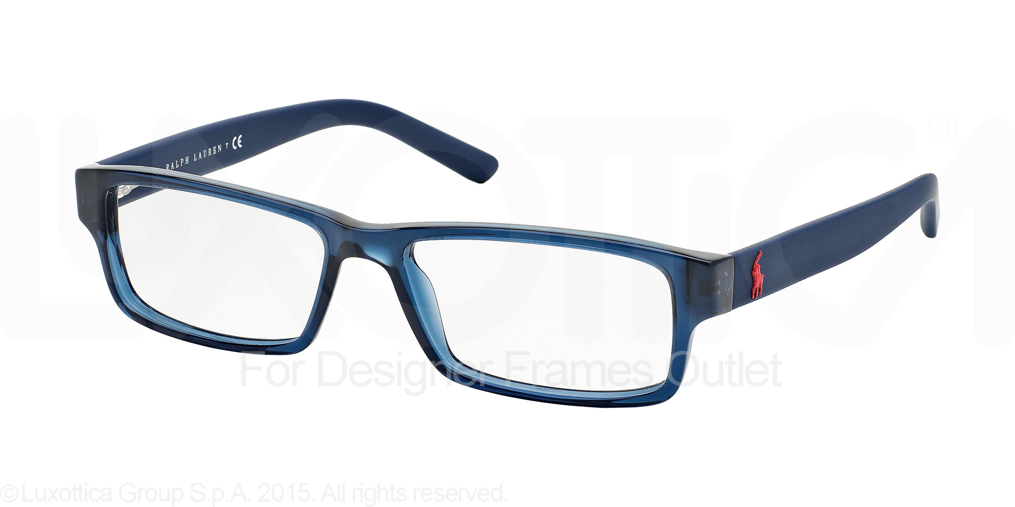 RALPH LAUREN Eyeglasses PH2119 5470 Navy Blue 53MM - Walmart.com