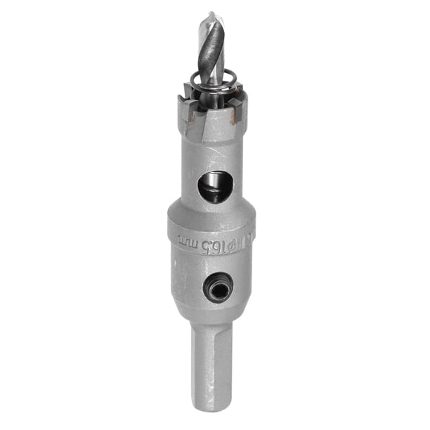 16.5mm Carburo Agujero Cortador, TCT Agujero Sierras para 5mm Inoxidable Acero Hoja Metal