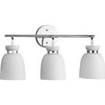 thumbnail image 3 of Lexie Collection Three-Light Polished Chrome Contemporary Vanity Light, 3 of 14