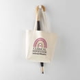 thumbnail image 5 of CafePress - Clerical Supervisor Rainbow - Unisex Canvas Tote Bag, Beige, 1-Piece, 5 of 7