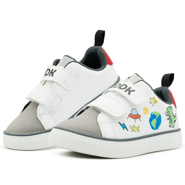 Tenis Para Niño Dinosaurio Velcro Roddyck® 12-17 Blanco blanco 12