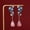 #4, variant on Chinese Style New Long Earrings Antique Earrings Silver Needle Antique National-#7