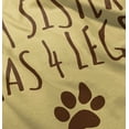 thumbnail image 5 of My Sister Has 4 Legs Paw Print Toddler Boy Girl T Shirt Infant Toddler Brisco Brands 18M, 5 of 6