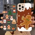 thumbnail image 2 of Funda para iPhone 16 15 14 13 12 11 Pro Max X XR XS 7 8 Plus SE 2020 cubierta de teléfono suave de silicona a prueba de golpes de Navidad de dibujos animados de lujo, 2 of 5