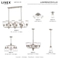thumbnail image 4 of Livex Lighting - Lawrenceville - 1 Light Flush Mount in Coastal Style - 5.13, 4 of 9
