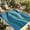 Multicolor, variant on Turquoise Blue Outdoor Rug for Patio/Deck/Porch, Non-Slip Large Area Rug 3 x 5 Ft, Green Gradient Abstract Wave Stripes Indoor Outdoor Rugs Washable Area Rugs, Reversible Camping Rug Carpet Runner