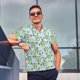 thumbnail image 4 of Fotbe Cute Floral Frog Camiseta Polo de Golf para Hombre con Estampado – Camisa Deportiva Transpirable con Cuello Abotonado-XX-Large, 4 of 6