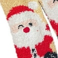 thumbnail image 4 of CPNG Fuzzy Socks for Kid, Cozy Socks Santa Plush Sleep Cozy Winter Soft Warm Fleece Fluffy Stockings Warm Fluffy Winter Slipper Christmas Sock Home Sleeping Sock, 4 of 6