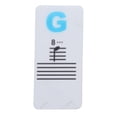 thumbnail image 3 of Piano Keyboard Stickers Colourful Scale Staff Decals Transparent Removeble for Synthesizer, 3 of 4